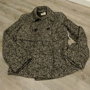 NWT Old Navy Size Small Houndstooth-like Peacoat